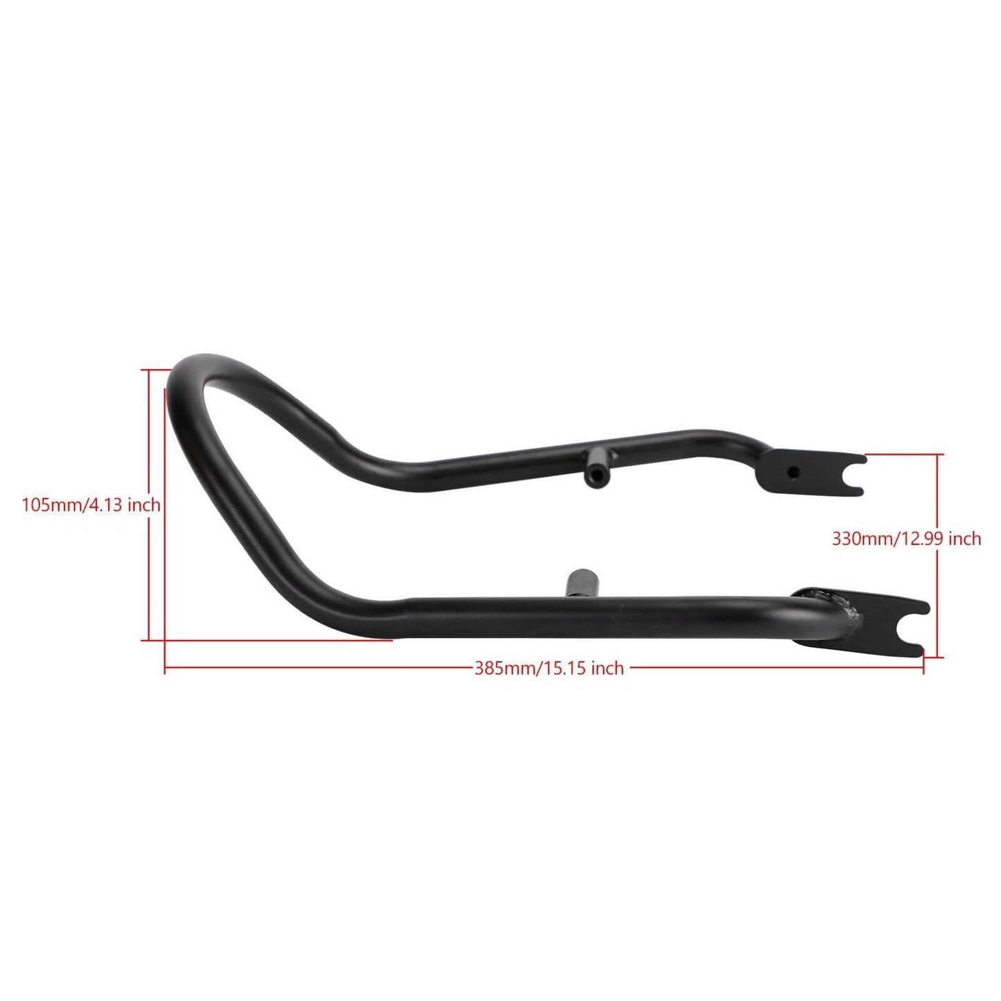Pillion Grab Bar Black for Kawasaki W 800 Street, Cafe (2019-2022)