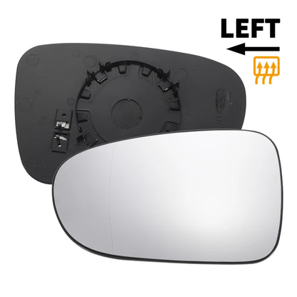 Left Side Heated White Mirror Glass for Ford Galaxy (1995-2006)