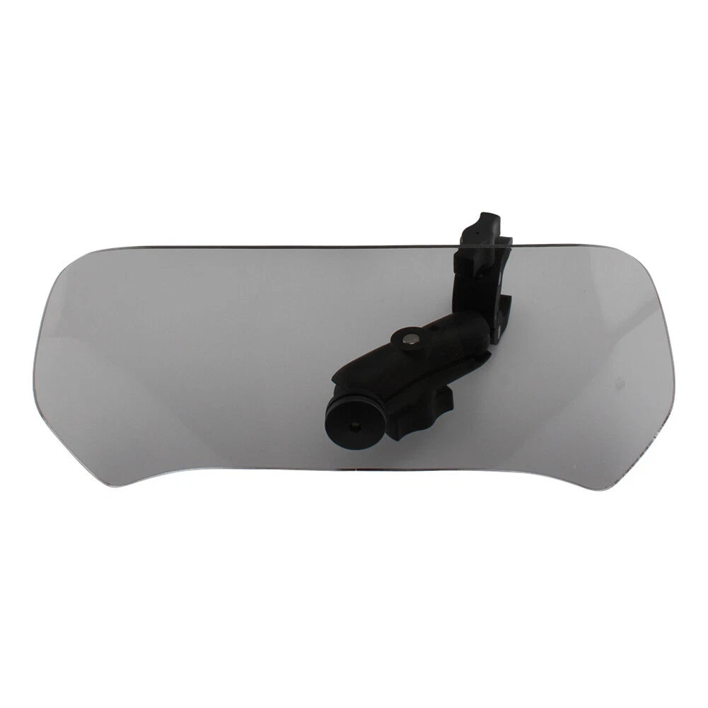 Large Front Windshield Deflector for Universal Motorcycle - Gray