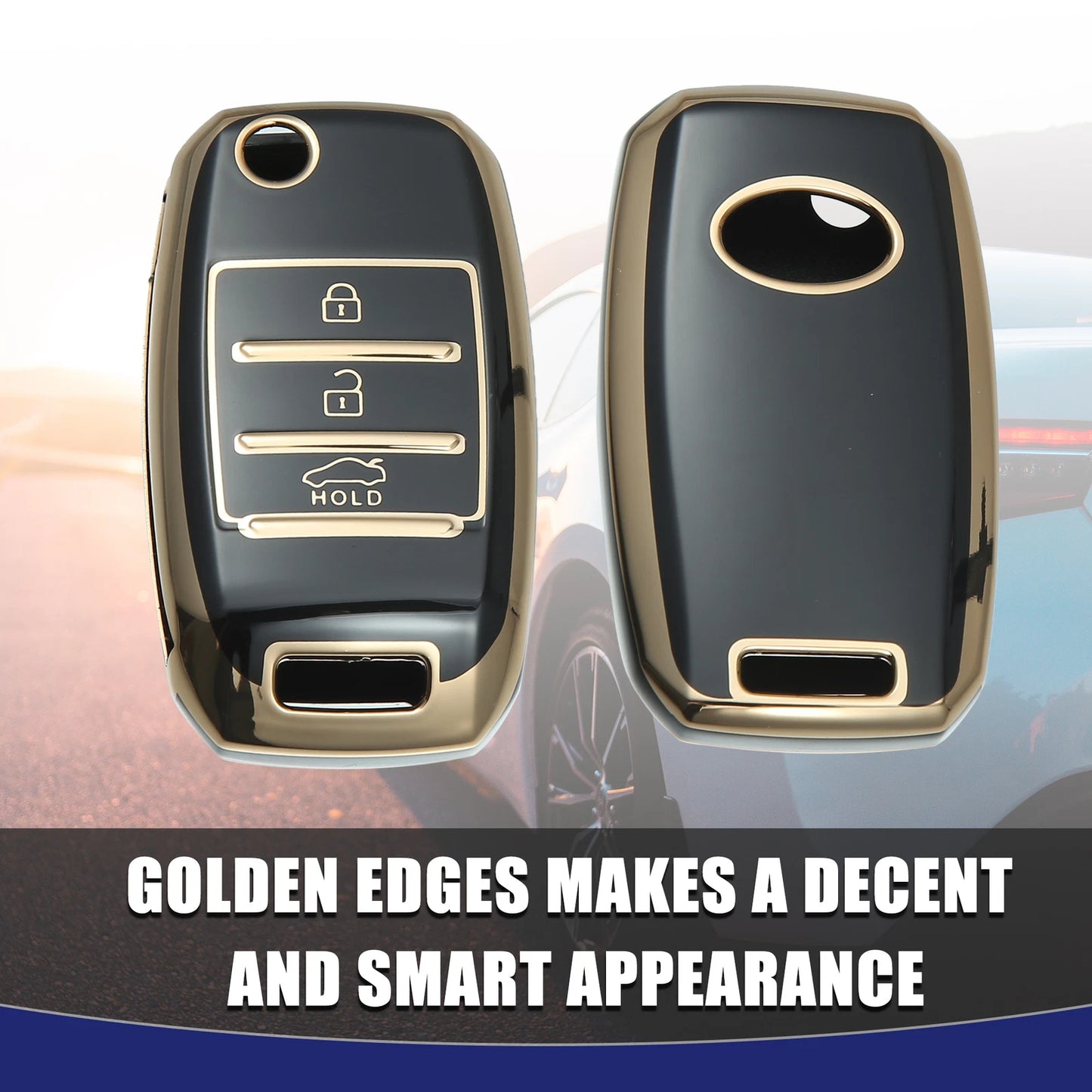 Silicone Key Fob Case Cover for Kia Sorento (2013-2014)