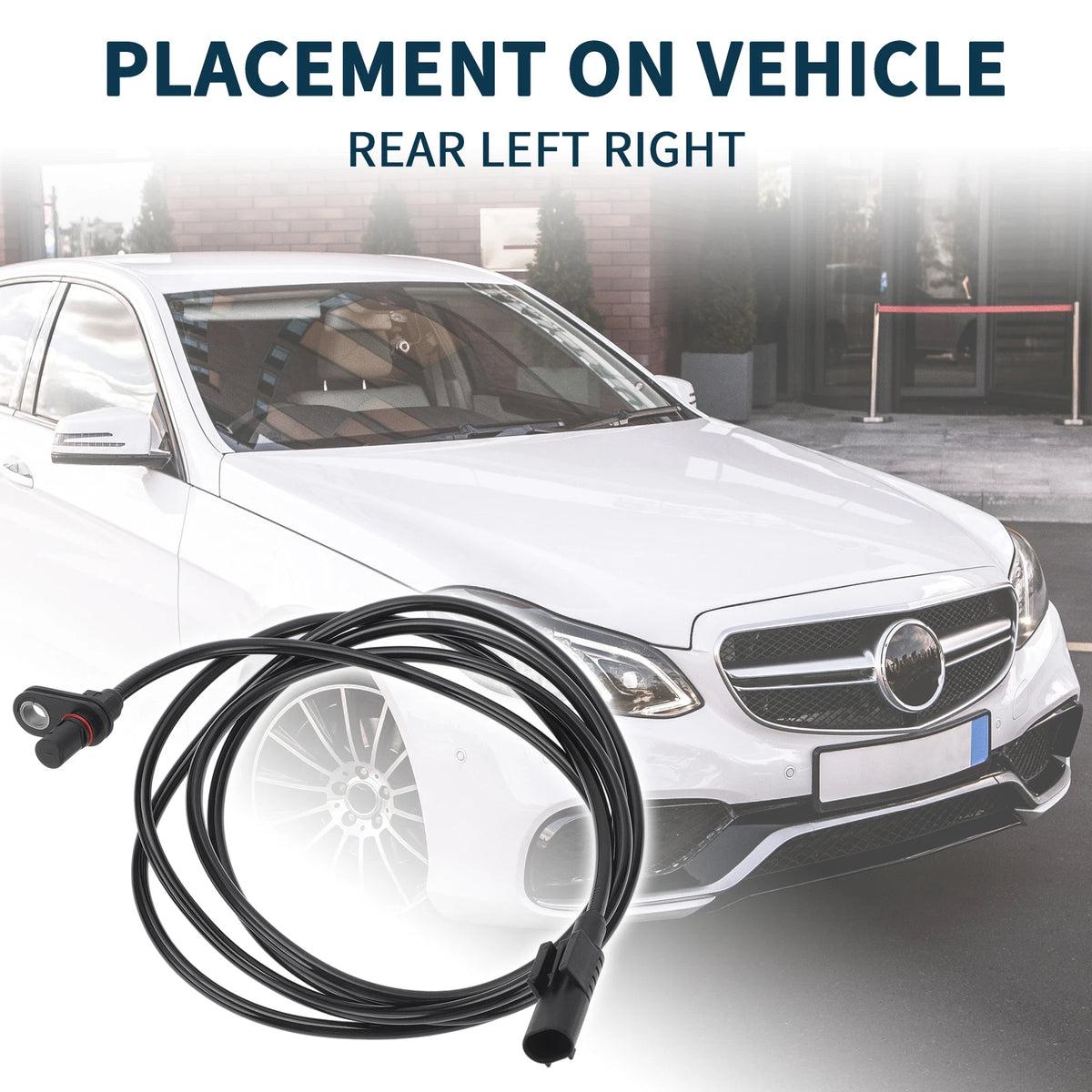 2 x Rear ABS Wheel Speed Sensors for Mercedes-Benz Sprinter 2500 (2007-2018)