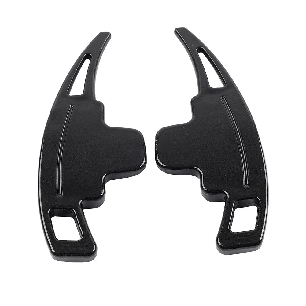 Black Steering Wheel Paddle Shifter Extensions for Benz A B C E M R S CLA CLS GLA