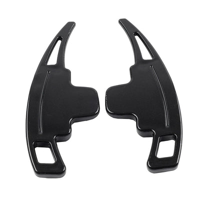 Black Steering Wheel Paddle Shifter Extensions for Benz A B C E M R S CLA CLS GLA