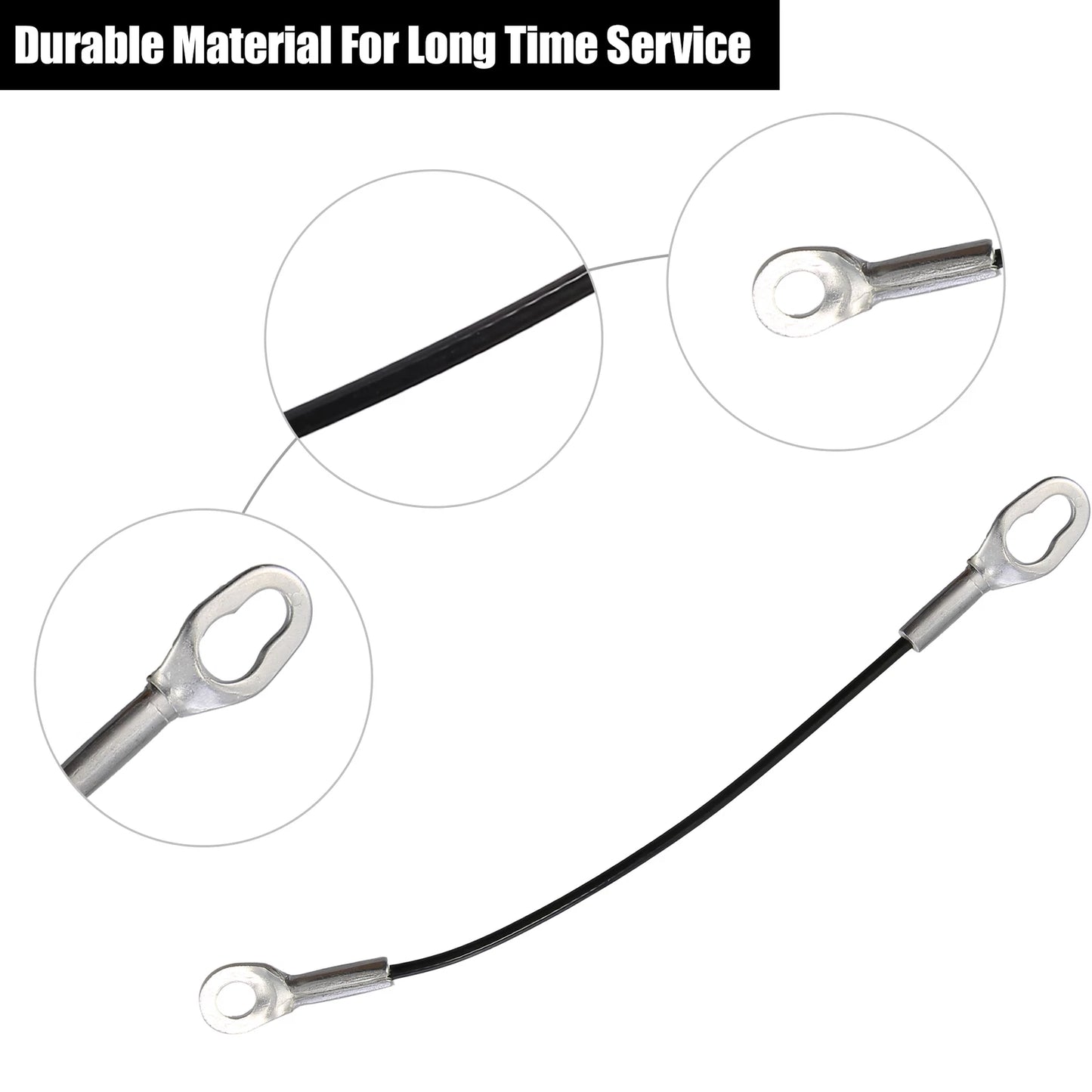 Rear Tailgate Cables for Toyota Hilux (2 x Straps)