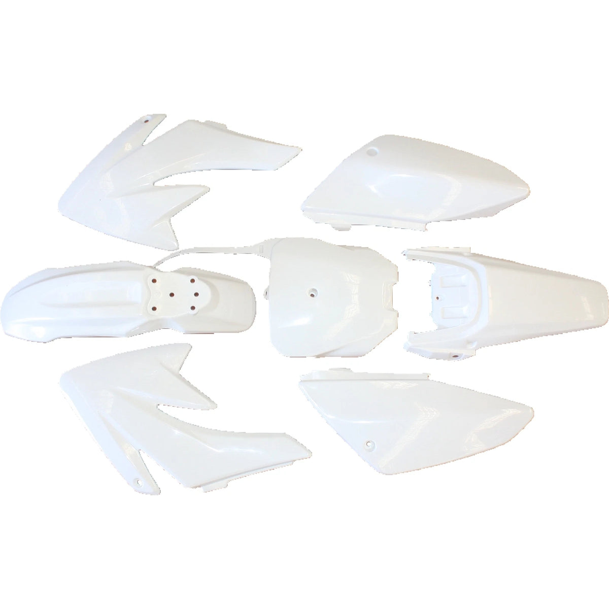White Plastics Guard Fairing Fender Kit for CRF70 150cc 160cc Dirt Bike