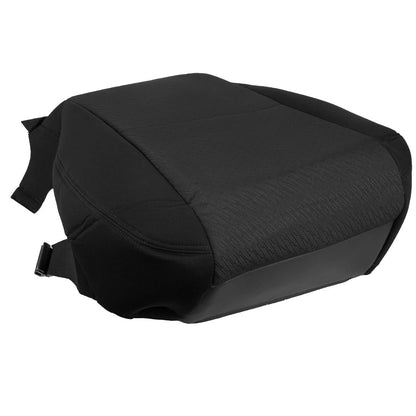 Black Passenger Side Bottom Seat Cover for Chevrolet GMC Cadillac (2007-2014)