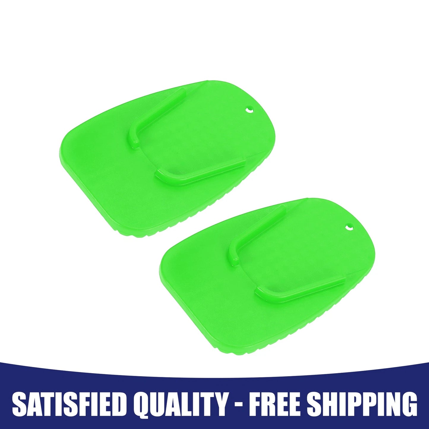 Kickstand Pad Support Plate 2 x Side Stand Extension for Motorcycle
