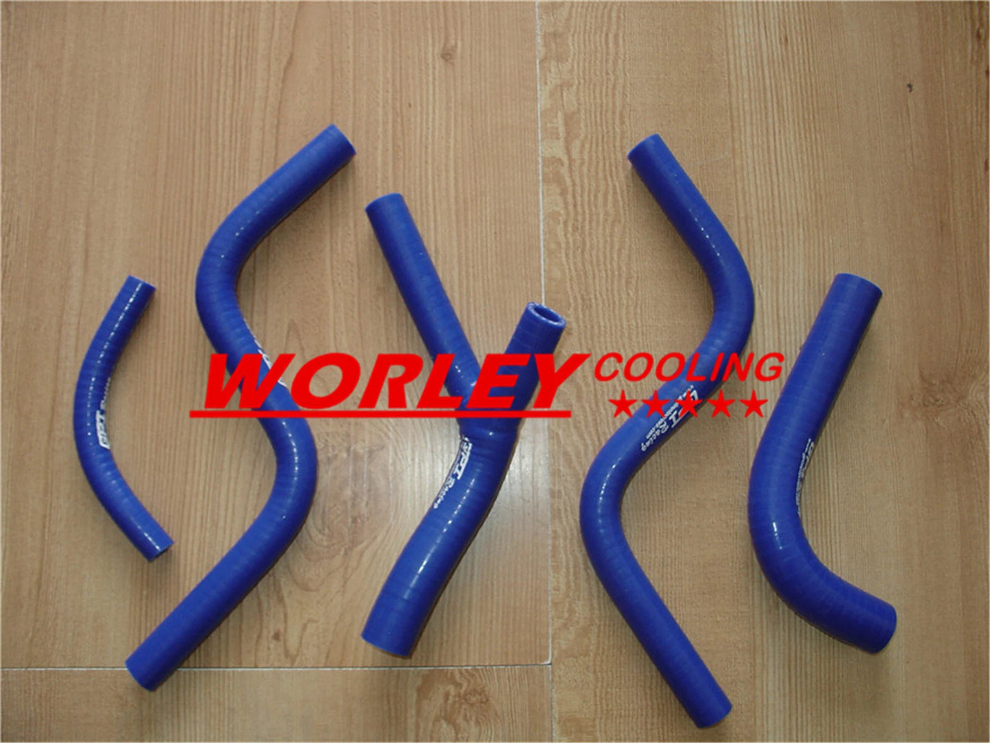BLUE silicone radiator hose kit for HONDA CR125R (1987-1988)