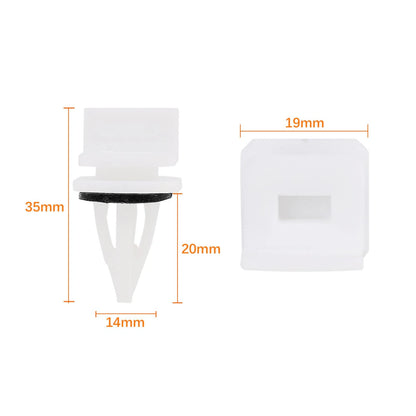 20 x Plastic Rivet Bumper Fastener Clips for Honda Acura