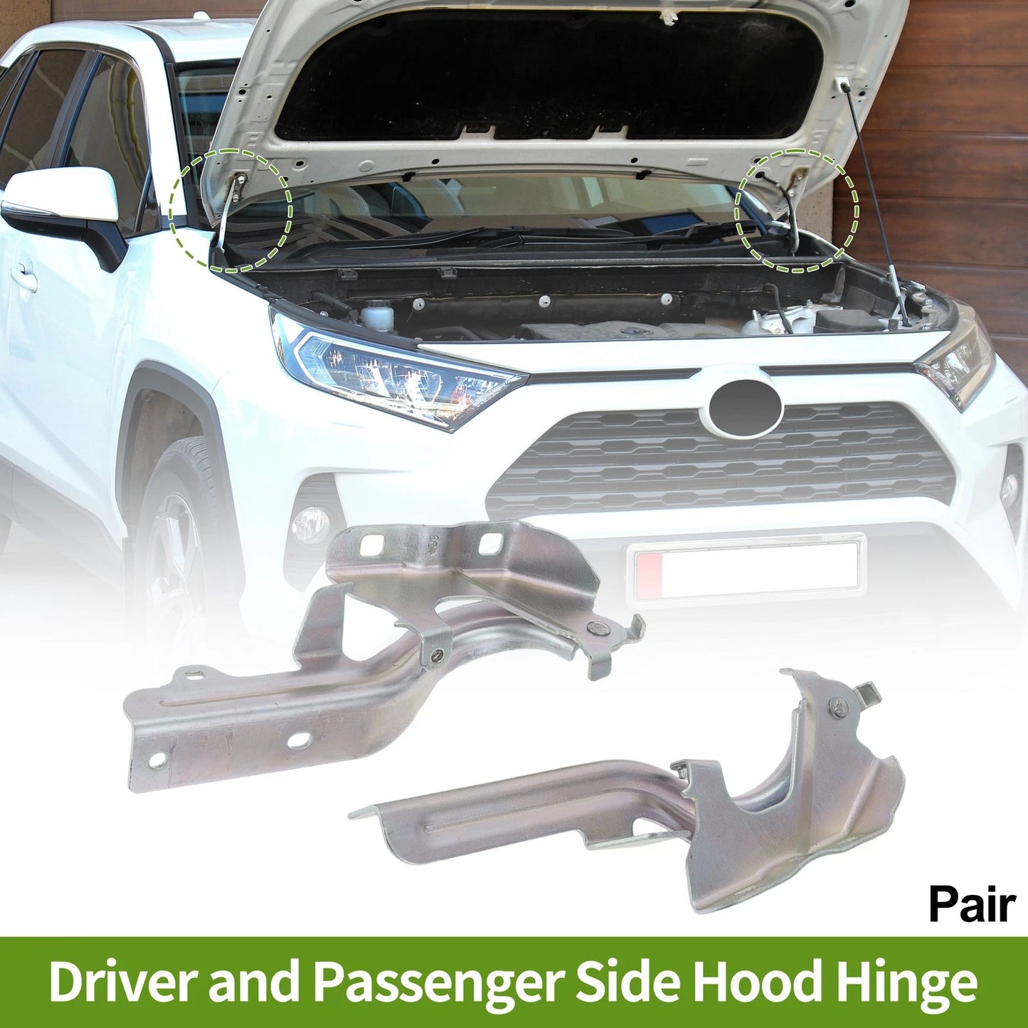 Hood Hinges 1 Pair for Nissan Altima (2019-2024)