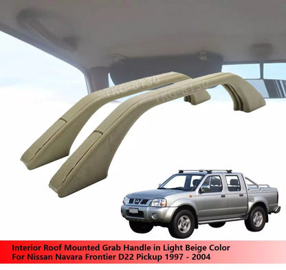 Beige Roof Mounted Grab Handle for Nissan Navara D22 (1997-2004)