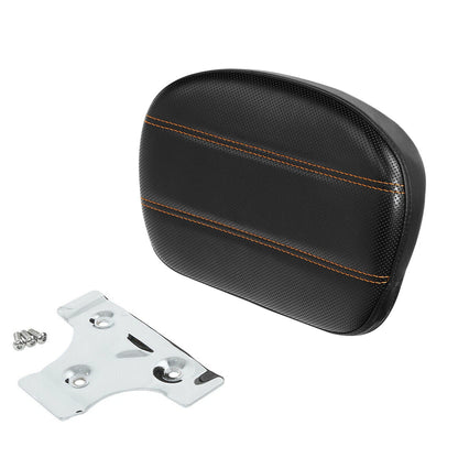 Black Passenger Sissy Bar Backrest for Harley Touring Road Glide Road King (2009-2023)