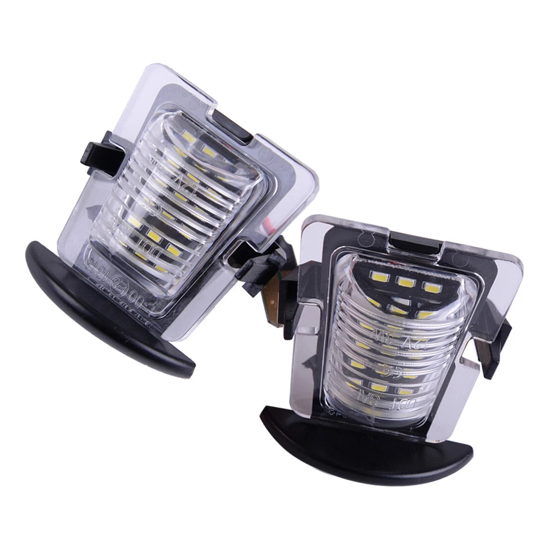 LED Rear Bumper License Plate Lights for Jeep Wrangler JK JKU (2007-2018)