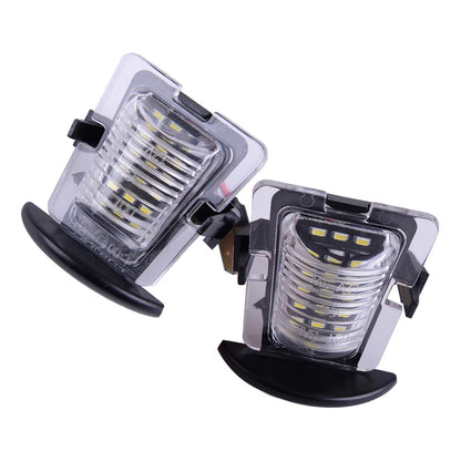 LED Rear Bumper License Plate Lights for Jeep Wrangler JK JKU (2007-2018)