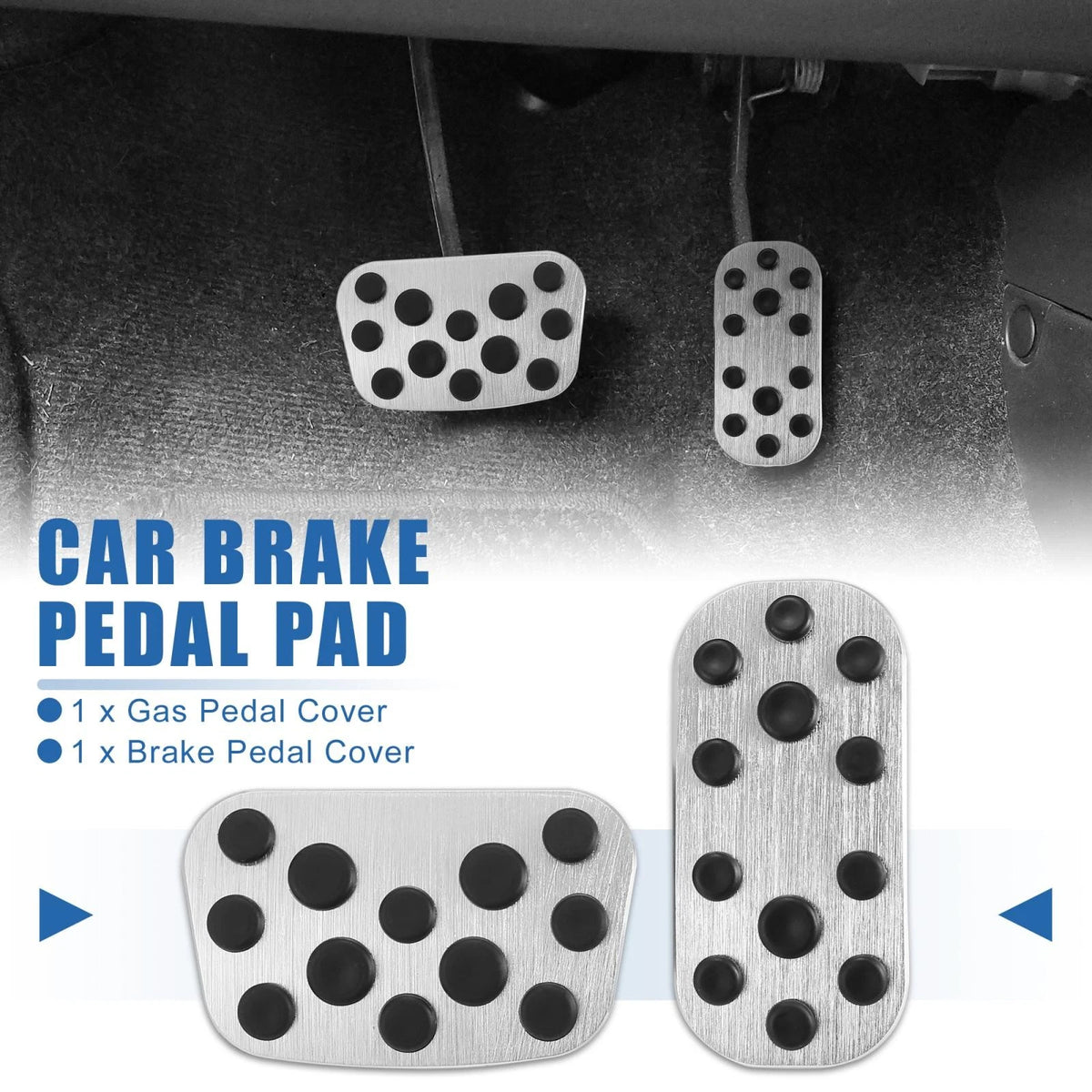 Gas Brake Pedal Pad Kit for Toyota Corolla Hatchback (2019-2023)