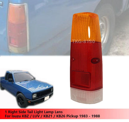 2 x RH Rear Tail Light Lenses for Isuzu KBZ (1985-1989)