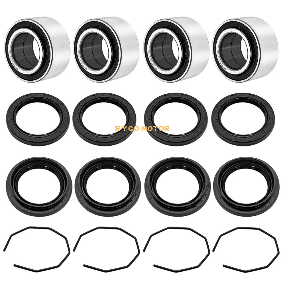Front & Rear Wheel Hub Bearings Seals for Arctic Cat 300 2x4 4X4 (1998–2004)