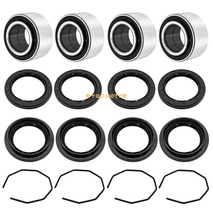 Front & Rear Wheel Hub Bearings Seals for Arctic Cat 300 2x4 4X4 (1998–2004)
