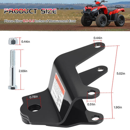 Trailer Hitch w/ Bolt for Honda Recon 250 TRX250 TM/TE