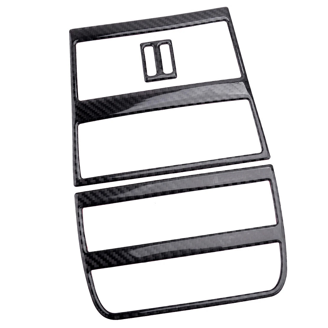 3x Carbon Fiber Rear Air Vent Outlet Frame for BMW 5 Series (2011-2017)