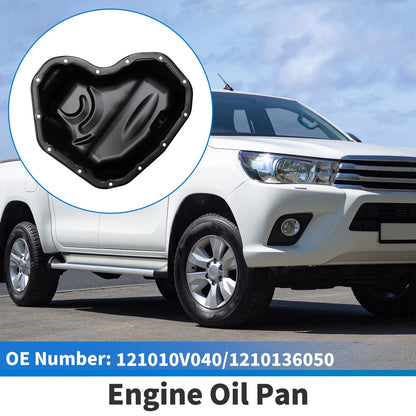 Engine Oil Pan for Toyota RAV4 (2009-2017) Steel Black