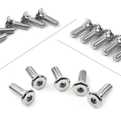 5 x M8x25mm Titanium Hex Socket Bolts for Disc Brake Rotor Screws