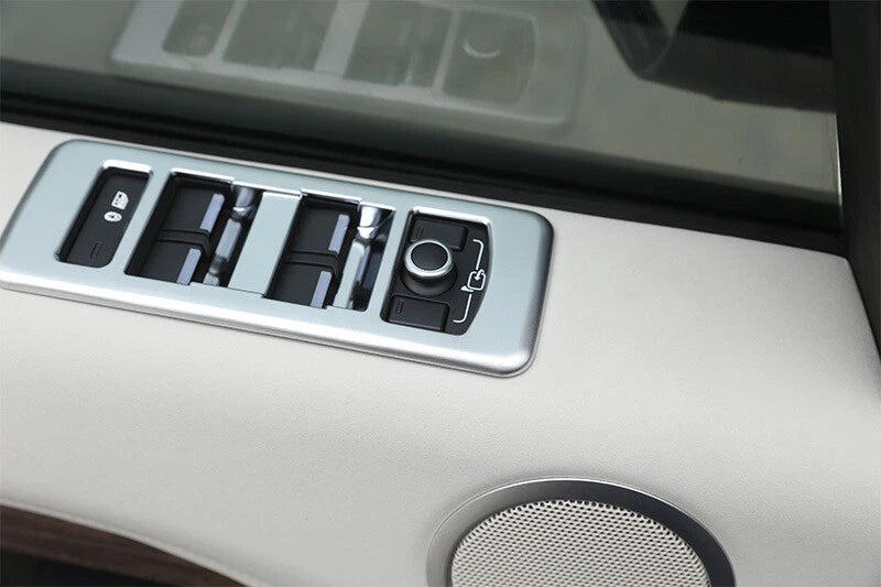 Car Accessories Window Switch Buttons Cover Trim fit For Range Rover Discovery 5