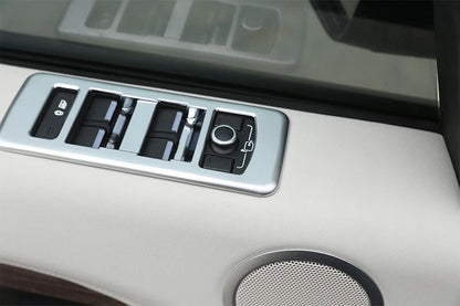 Car Accessories Window Switch Buttons Cover Trim fit For Range Rover Discovery 5