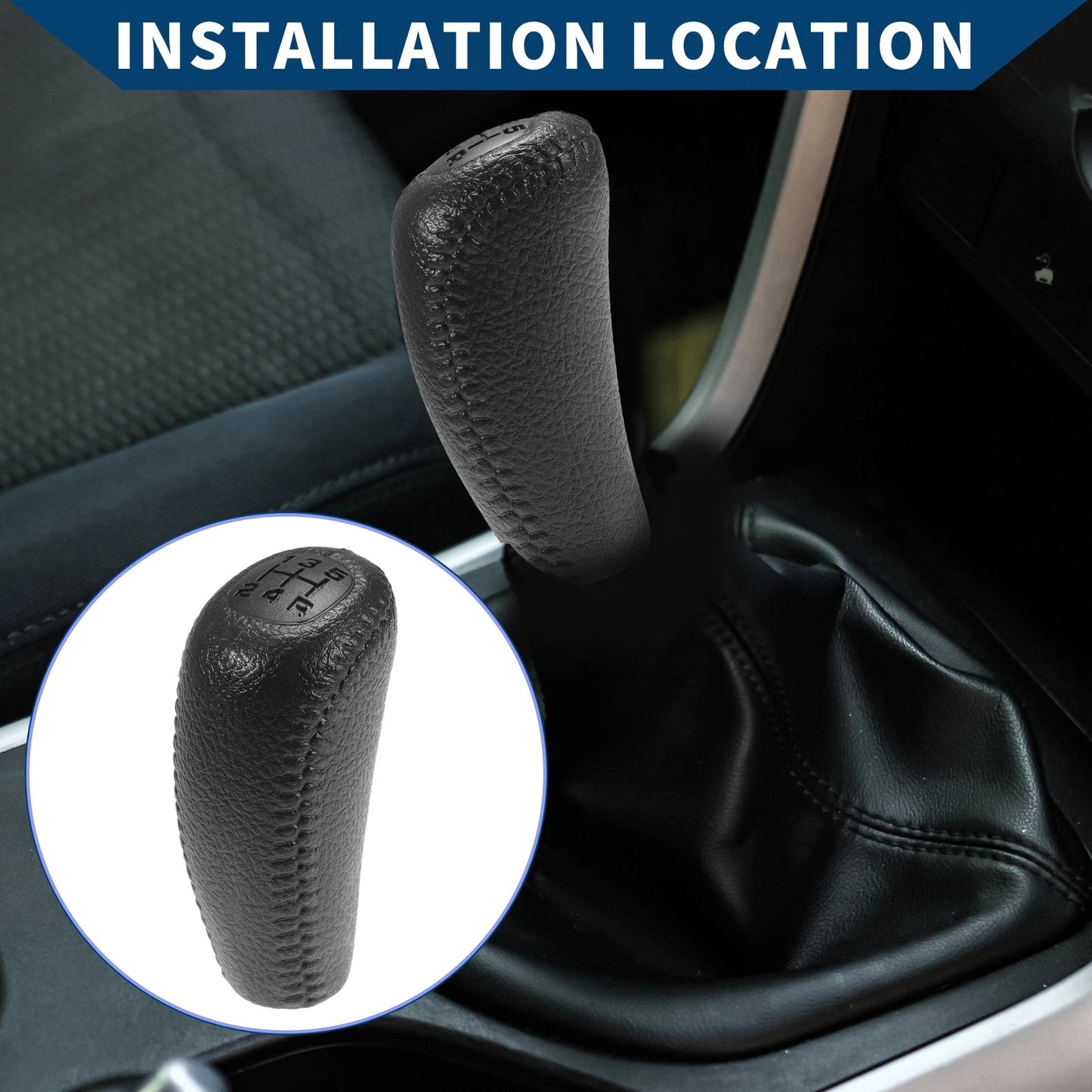 5-Speed Gear Shift Knob for Acura Integra (1994-2001) Plastic Black