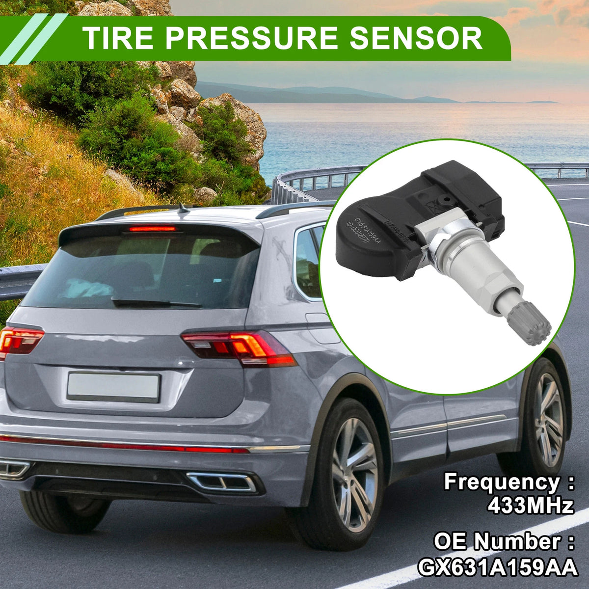 Tire Pressure Sensor for Land Rover Discovery Sport (2015-2020)