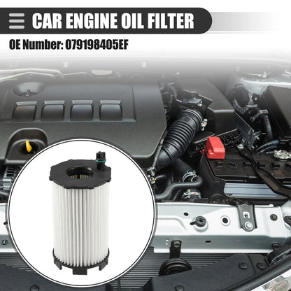 Engine Oil Filter Set with Gasket for Audi RS5 2013-2015 4.2L V8 Gas