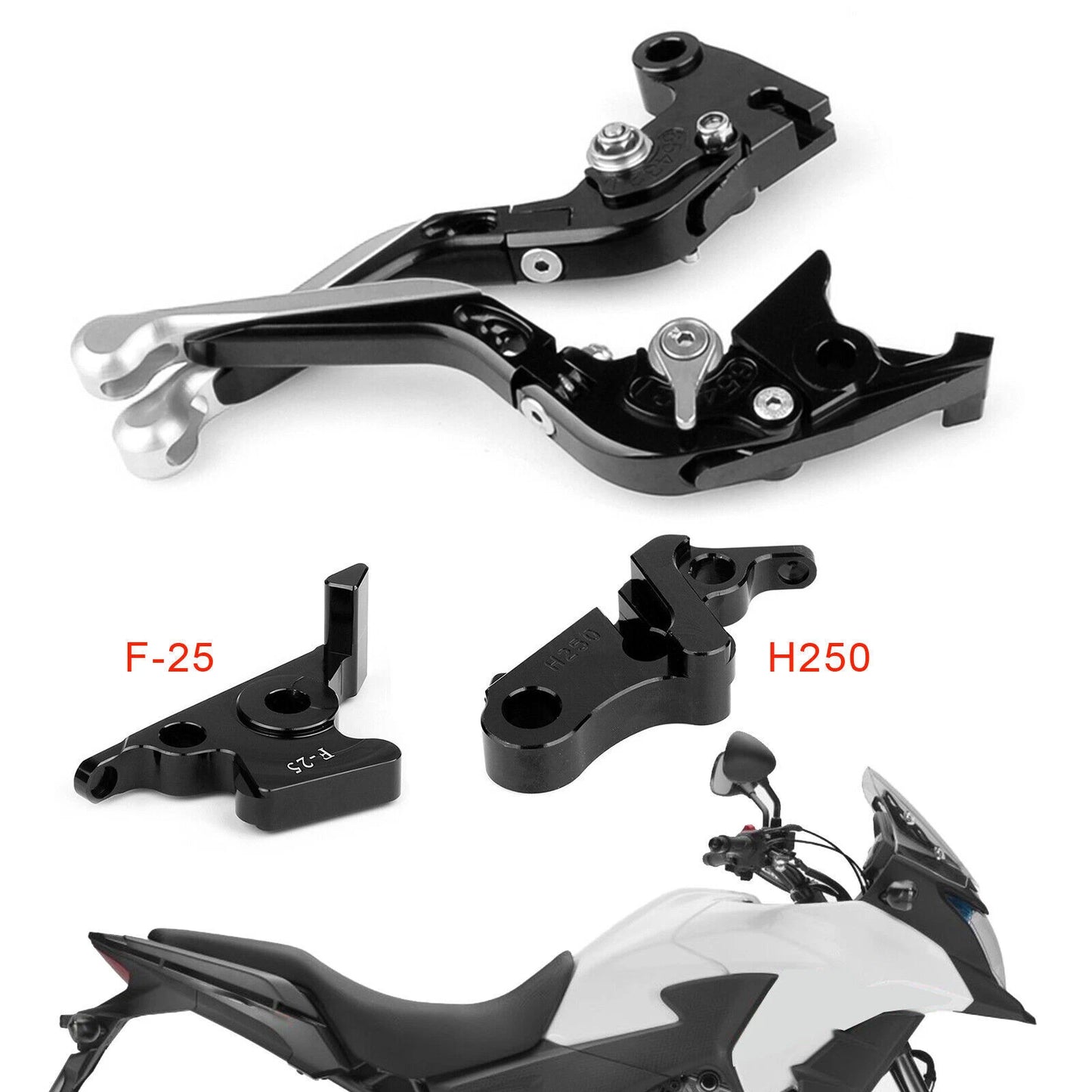 Adjustable Brake Clutch Lever for Honda CBR500R/F/X, CB300R/F (2013-2018)