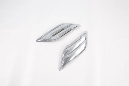 ABS Chrome Front Fender Air Outlet Vent Side Cover Trim for Ford F150 (2015-2019)