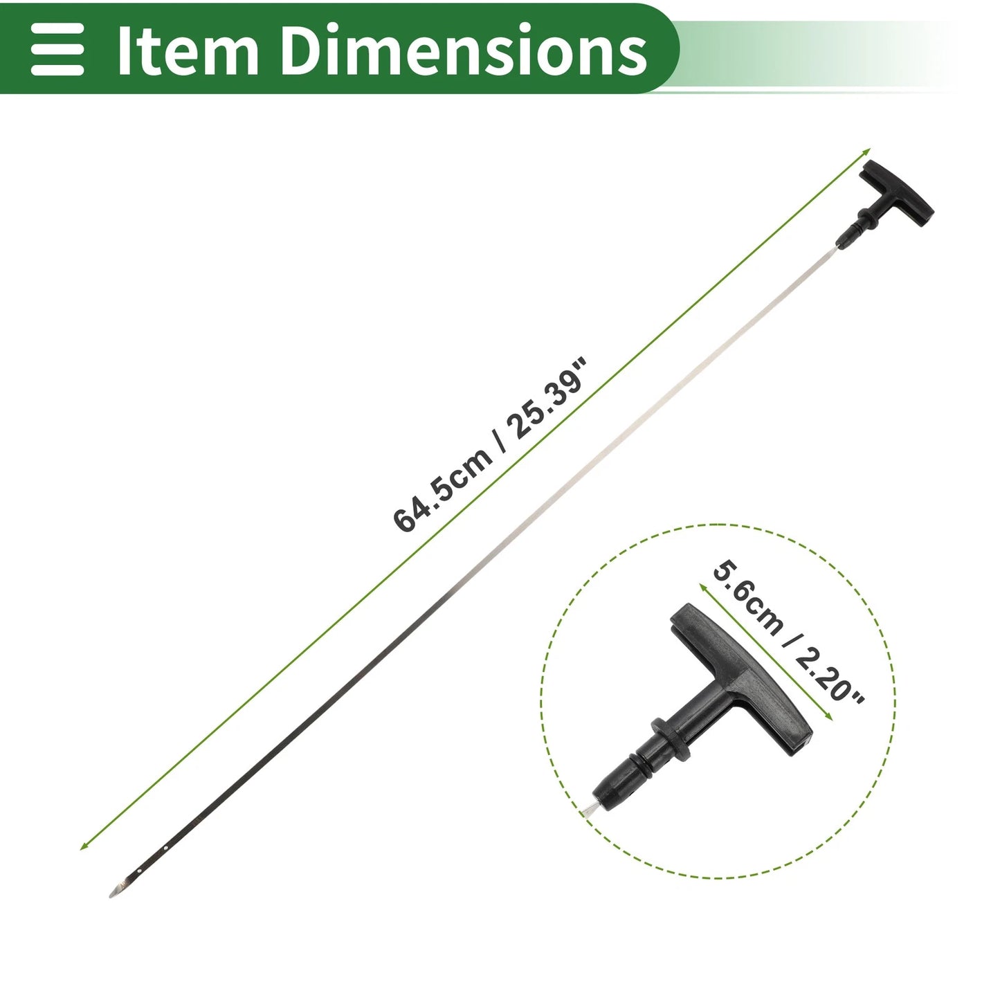 Engine Oil Dipstick for Ford Mustang 3.8L (1996-1998)