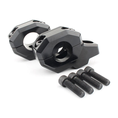 Black Handlebar Riser Clamp for Kawasaki Z900C Z900RS (2017-2024)