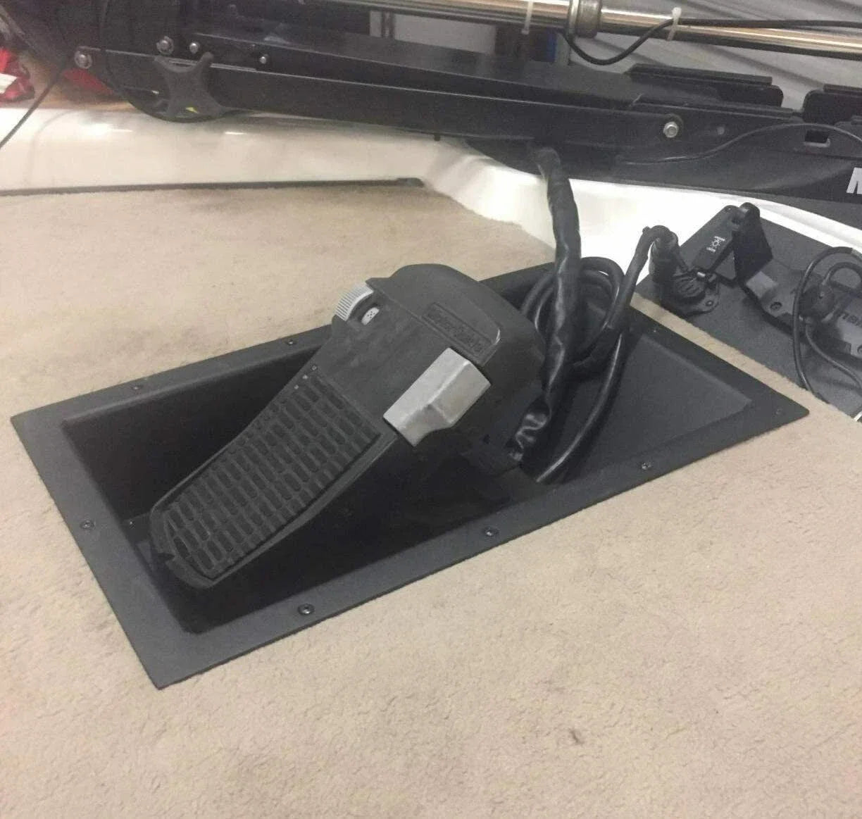 Recessed Trolling Motor Foot Pedal Pan for Minn Kota 100RTMP