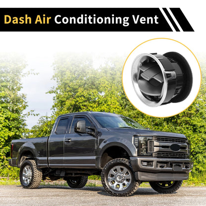 Dash AC Heater Air Vent for Ford F150 2009-2014 Center A/C Outlet Matte Black