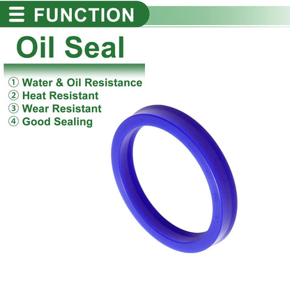 Oil Seal 75x90x12mm 5 Pcs Seal Ring Rotary Shaft TPU for Make Model