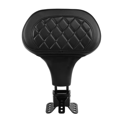 Black Driver Rider Backrest Pad for Harley Touring CVO Road Glide (2023-2025)