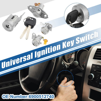 Ignition Switch Starter Set with Keys for Toyota Corolla (2003-2008)