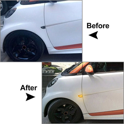 Amber LED Sequential Dynamic Black Side Marker Light for Smart Fortwo W451 (2007-2014)