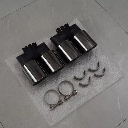 Rear Tail Exhaust Muffler Tip Pipes for Land Rover Defender 90 110 (2020-2024)