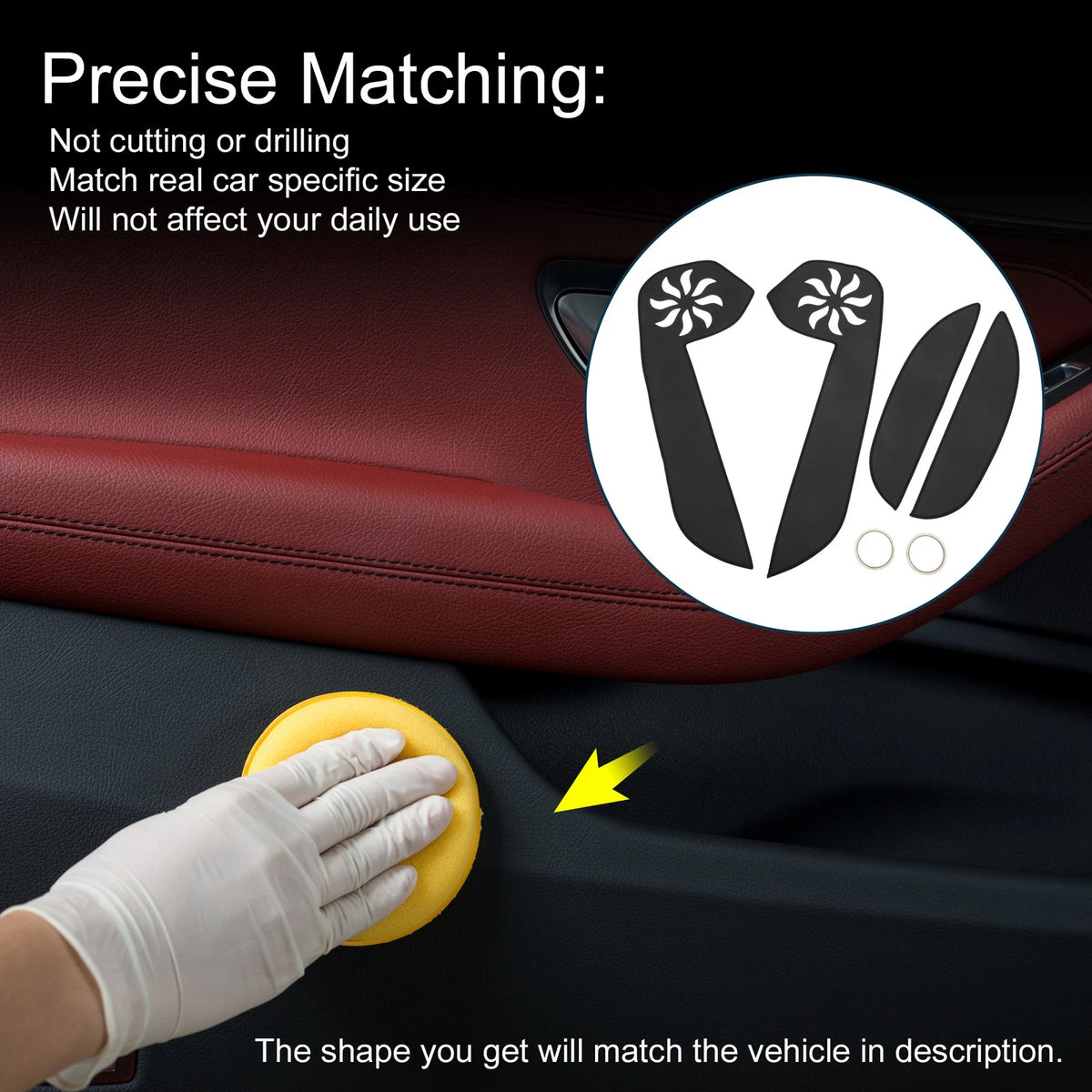 Kick Pad Sticker Protector for Toyota Camry (2012–2012)