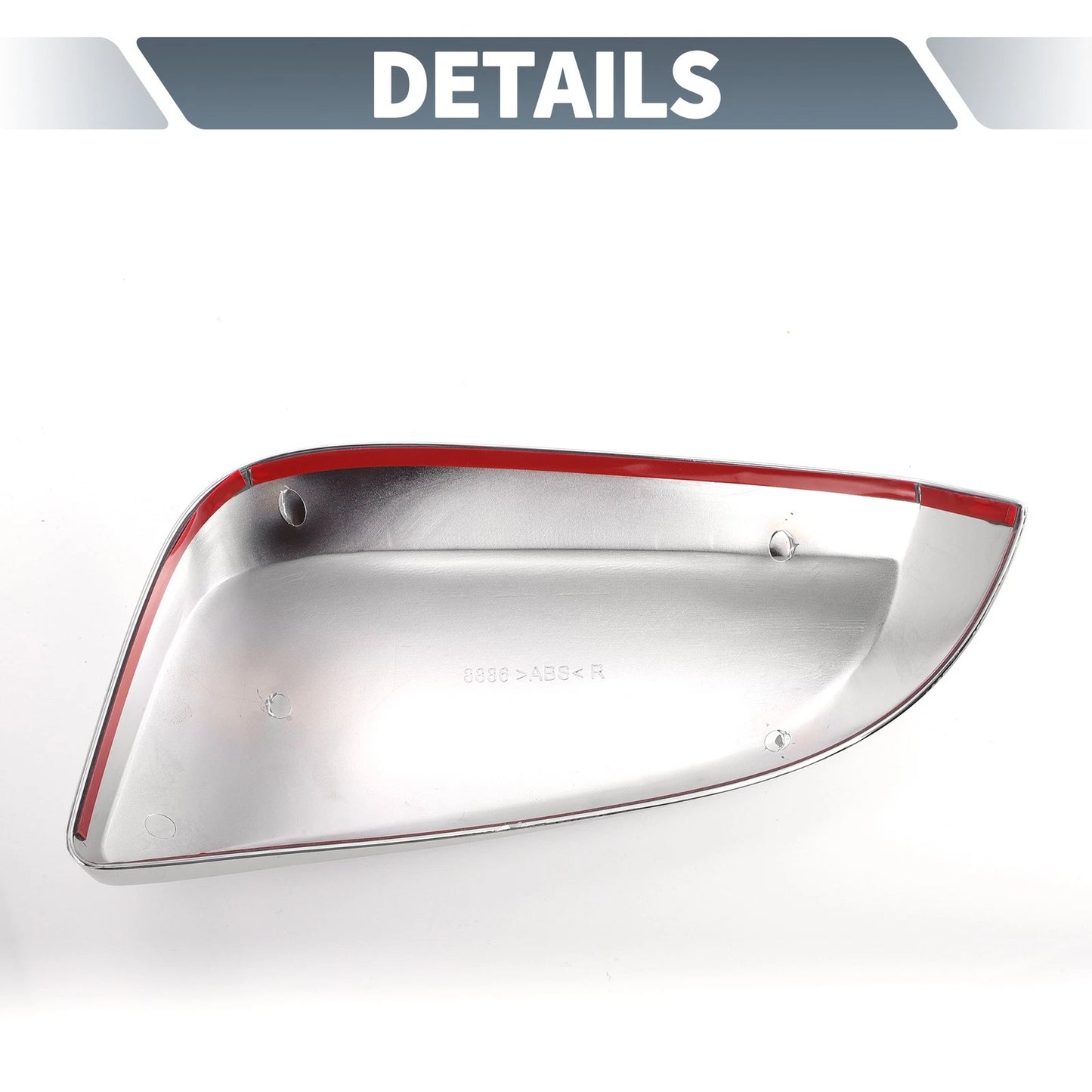 Rearview Mirror Cover Overlay Chrome Plated for Toyota HILUX (2015-2022)