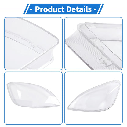 1 x Front Right Headlight Lens Cover for Kia Rio (2005-2012)