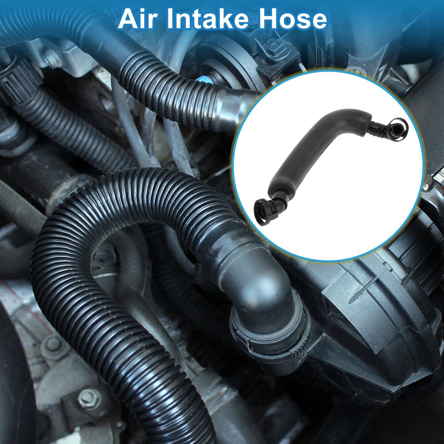 Engine Air Intake Hose for BMW 5 Series 545i E61 (2004-2009) 1 Pc