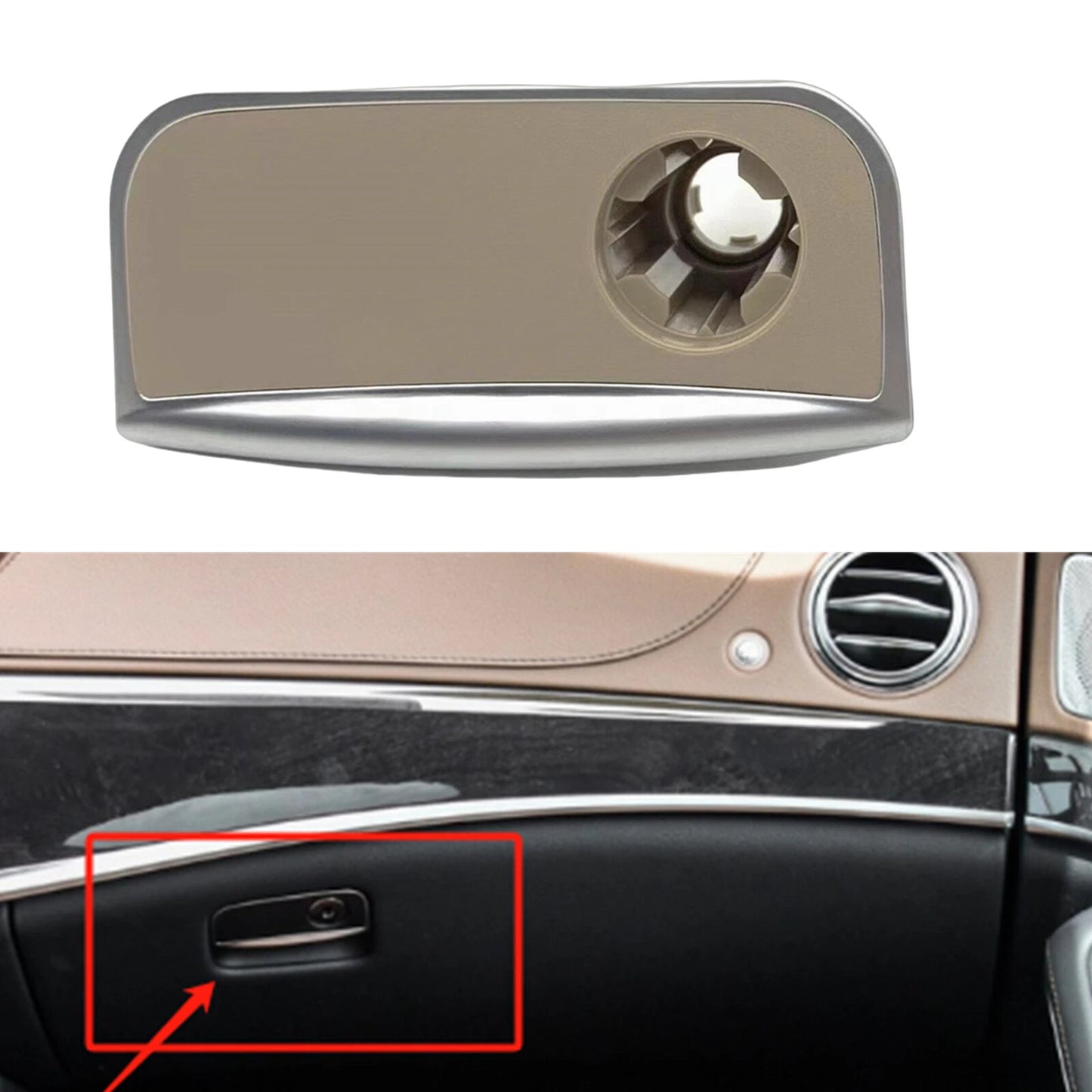 Glove Box Handle Cover for Mercedes Benz W222 S Class (2014-2020)