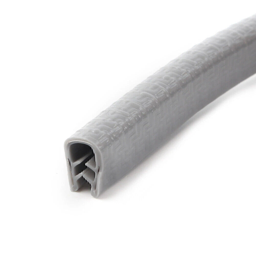 13Ft Universal Rubber Seal Trim Molding Strip for Auto Door Edge Protector Grey