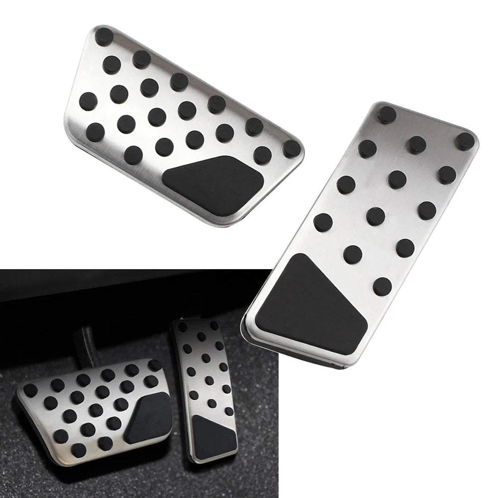 Stainless Steel Gas Brake Pedal Covers for Jeep Wrangler JK (2007-2017)