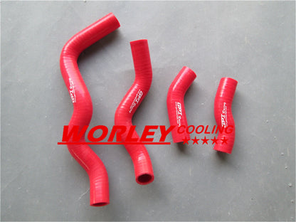 RED Silicone Radiator Hose for Kawasaki KLX250 (1993-2010)